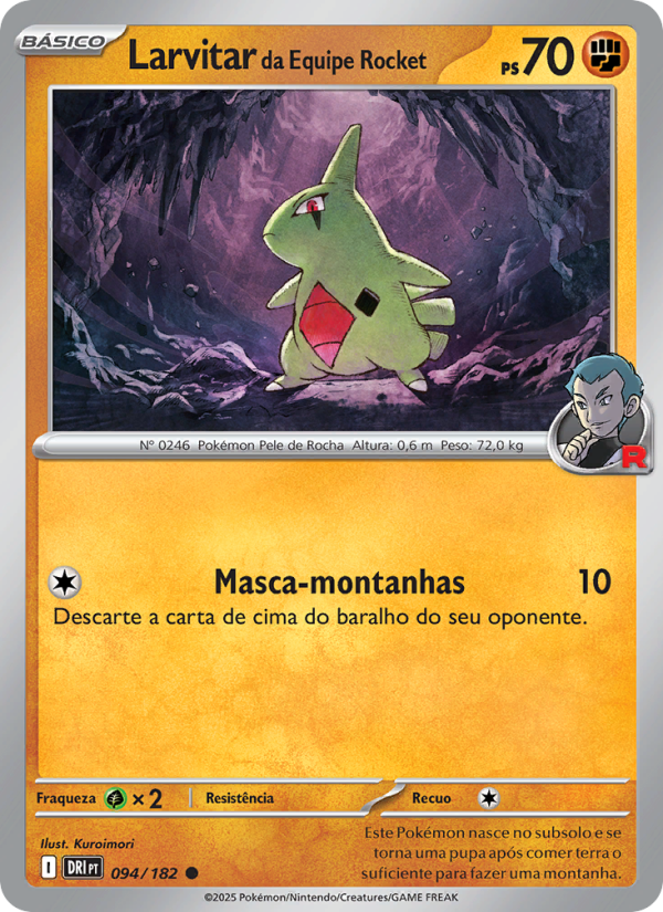 Larvitar da Equipe Rocket